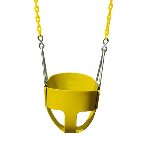 Balançoire pour tout-petits Gorilla Playsets avec seau complet et chaînes revêtues