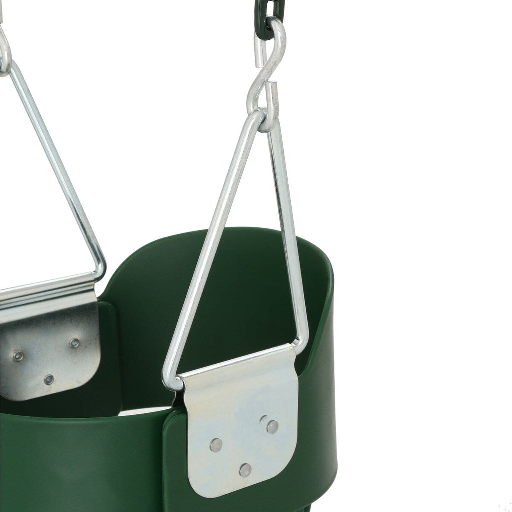 Balançoire pour tout-petits Gorilla Playsets avec seau complet et chaînes revêtues