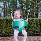 Balançoire pour tout-petits Gorilla Playsets avec seau complet et chaînes revêtues