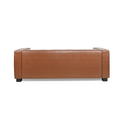 Canapé 3 places en similicuir Goyette par Christopher Knight Home
