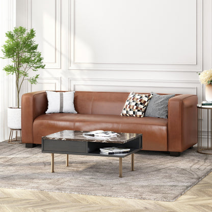 Canapé 3 places en similicuir Goyette par Christopher Knight Home
