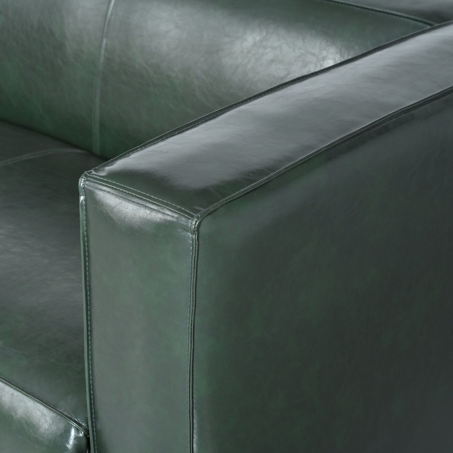 Canapé 3 places en similicuir Goyette par Christopher Knight Home