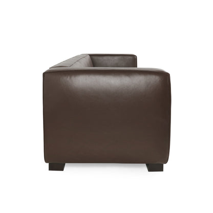 Canapé 3 places en similicuir Goyette par Christopher Knight Home