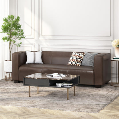 Canapé 3 places en similicuir Goyette par Christopher Knight Home