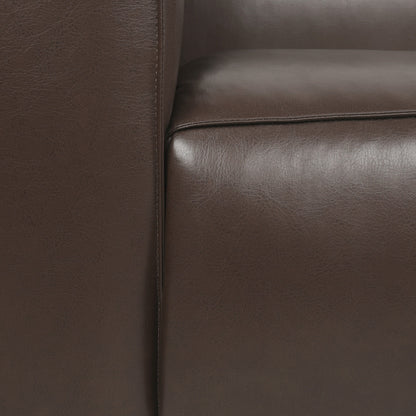 Canapé 3 places en similicuir Goyette par Christopher Knight Home