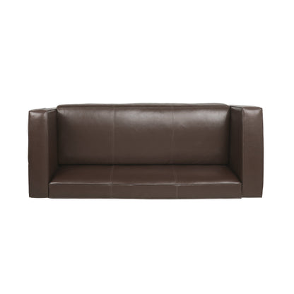 Canapé 3 places en similicuir Goyette par Christopher Knight Home