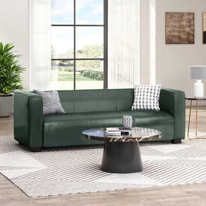 Canapé 3 places en similicuir Goyette par Christopher Knight Home