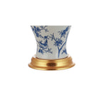 Lampe de table LED Grace 24 Floral, multicolore/laiton par JONATHAN Y