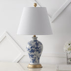 Lampe de table LED Grace 24 Floral, multicolore/laiton par JONATHAN Y