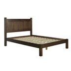 Lit plateforme en bois massif de style shaker avec meubles en bois de grain