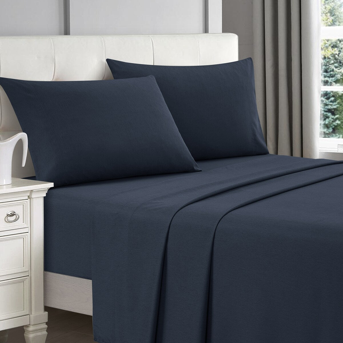 Ensemble de draps rafraîchissants Nanshing 4 pièces en rayonne de bambou