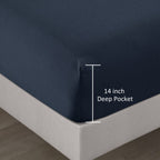 Ensemble de draps rafraîchissants Nanshing 4 pièces en rayonne de bambou