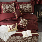 Ensemble de couette 9 pièces en jacquard floral Nanshing Brie