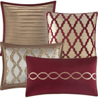 Ensemble de couette géométrique de luxe Nanshing Calvin 10 pièces