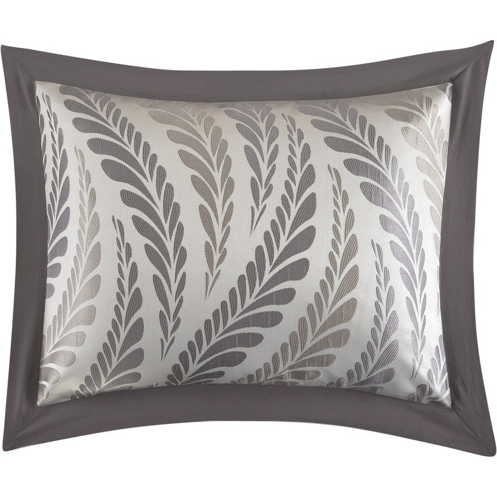 Parure de lit Nanshing Caspa 7 pièces au motif feuilles chic