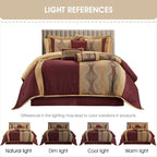 Ensemble de couette géométrique moderne Nanshing Daniella 7 pièces