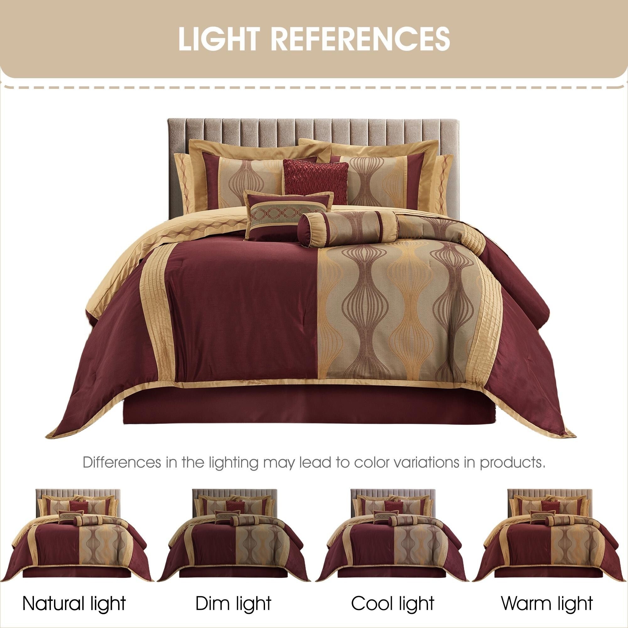 Ensemble de couette géométrique moderne Nanshing Daniella 7 pièces