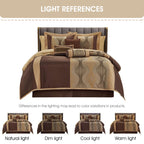 Ensemble de couette géométrique moderne Nanshing Daniella 7 pièces