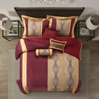 Ensemble de couette géométrique moderne Nanshing Daniella 7 pièces