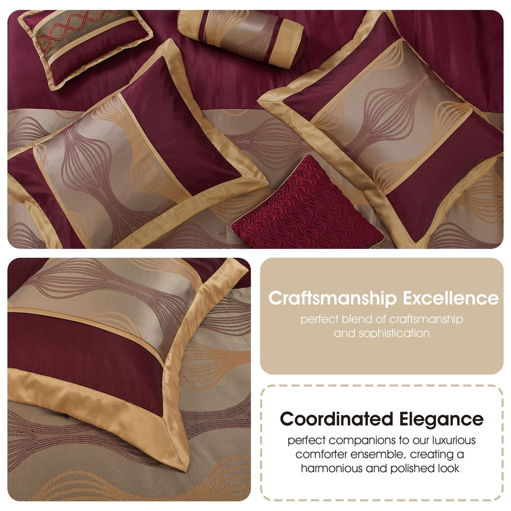 Ensemble de couette géométrique moderne Nanshing Daniella 7 pièces