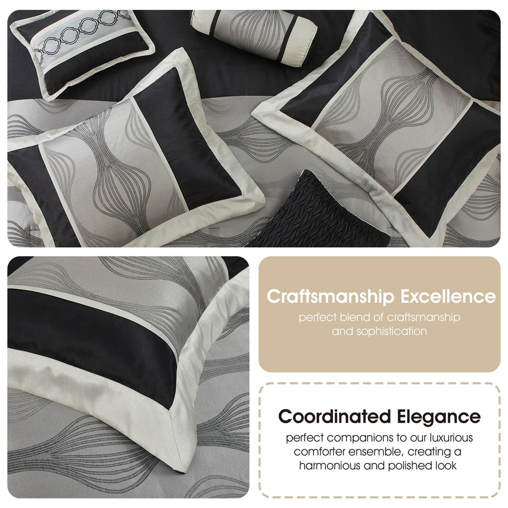 Ensemble de couette géométrique moderne Nanshing Daniella 7 pièces