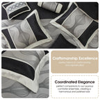 Ensemble de couette géométrique moderne Nanshing Daniella 7 pièces