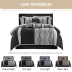 Ensemble de couette géométrique moderne Nanshing Daniella 7 pièces