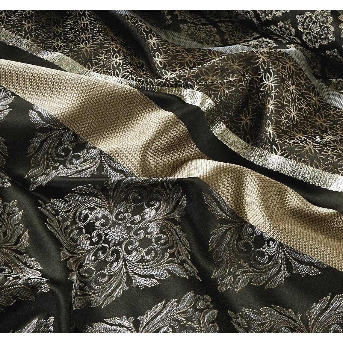 Ensemble de couette géométrique en jacquard Nanshing Jensen 7 pièces