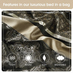 Ensemble de couette géométrique en jacquard Nanshing Jensen 7 pièces