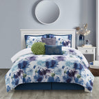 Ensemble de couette florale Nanshing Leela 7 pièces
