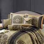 Ensemble de couette élégant médaillon 7 pièces Nanshing Prince