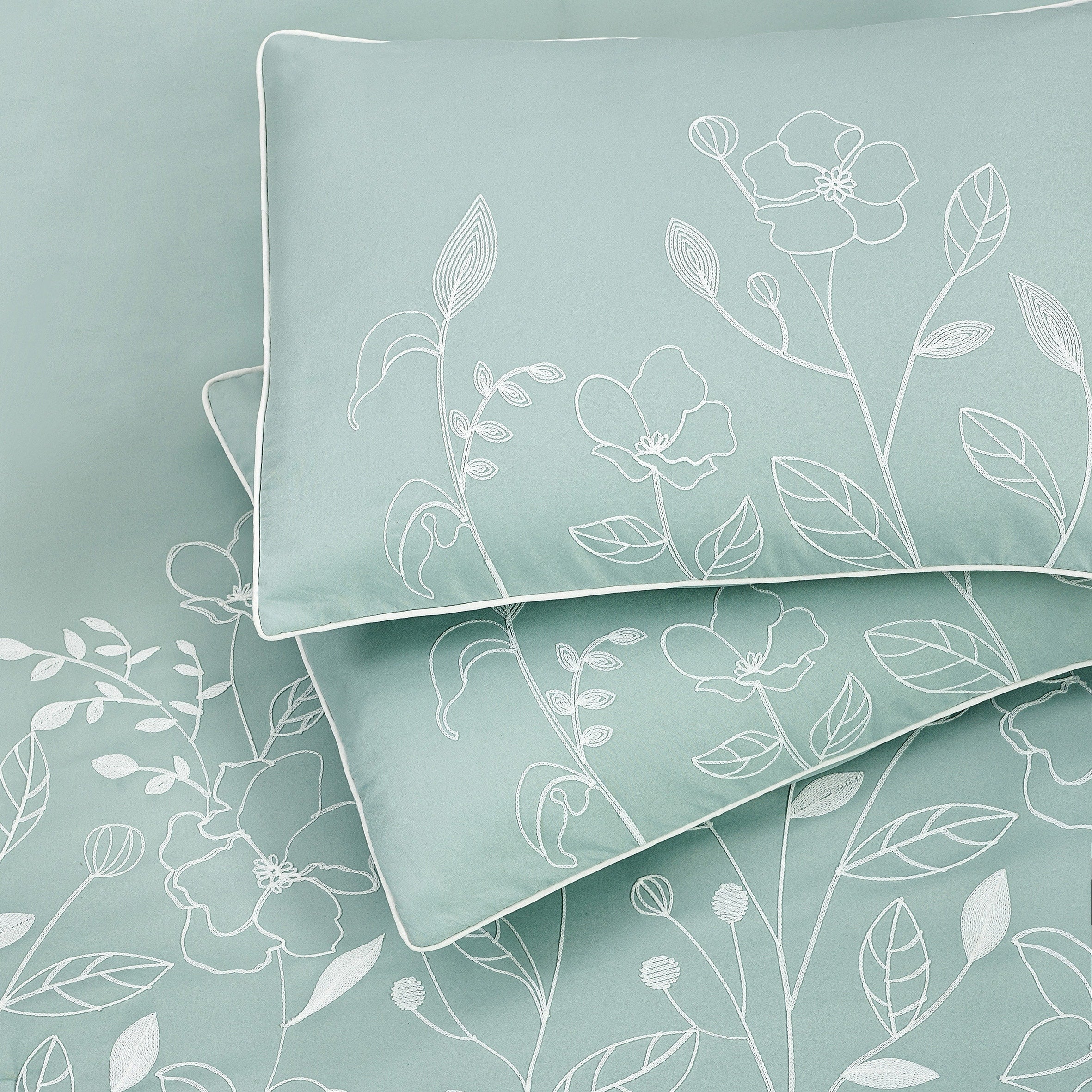Ensemble de couette florale botanique Nanshing Taylor 7 pièces