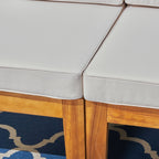Ensemble de canapés d'extérieur sectionnels 6 pièces en bois d'acacia Grenada par Christopher Knight Home