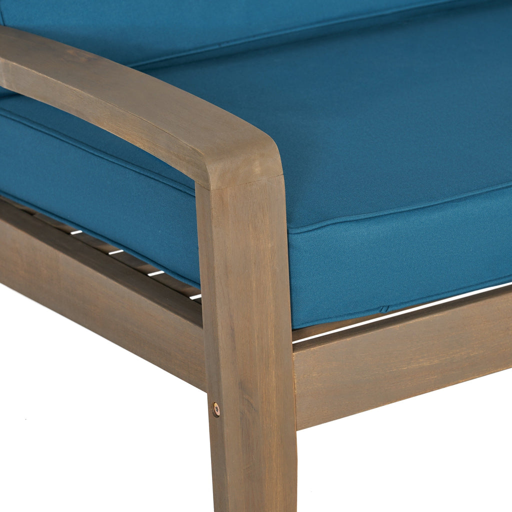 Ensemble de table basse et causeuse en acacia de Grenade par Christopher Knight Home