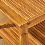 Ensemble de canapés d'extérieur 4 places en acacia Grenada par Christopher Knight Home