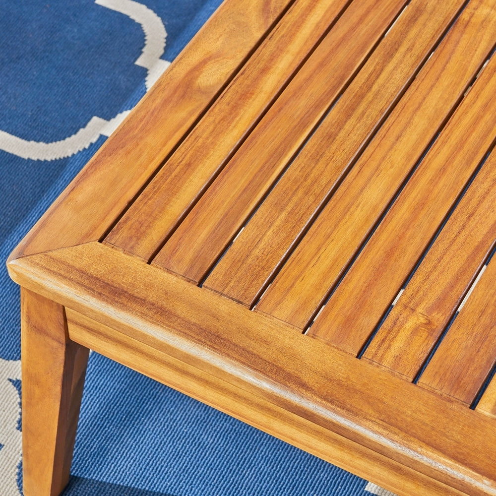 Ensemble de salon d'extérieur 7 places en bois d'acacia Grenada par Christopher Knight Home