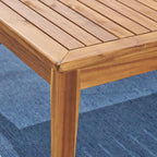 Ensemble de salon d'extérieur 7 places en bois d'acacia Grenada par Christopher Knight Home