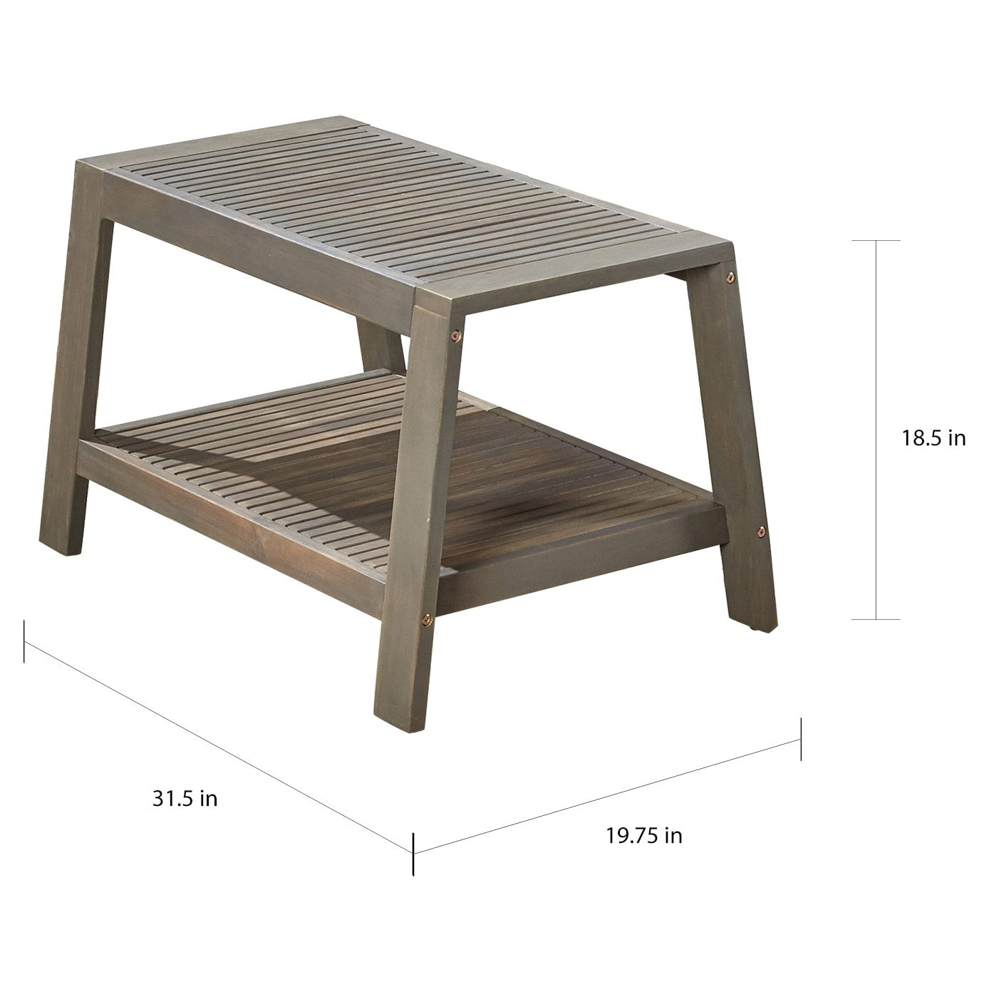 Ensemble de table basse et causeuse en acacia de Grenade par Christopher Knight Home