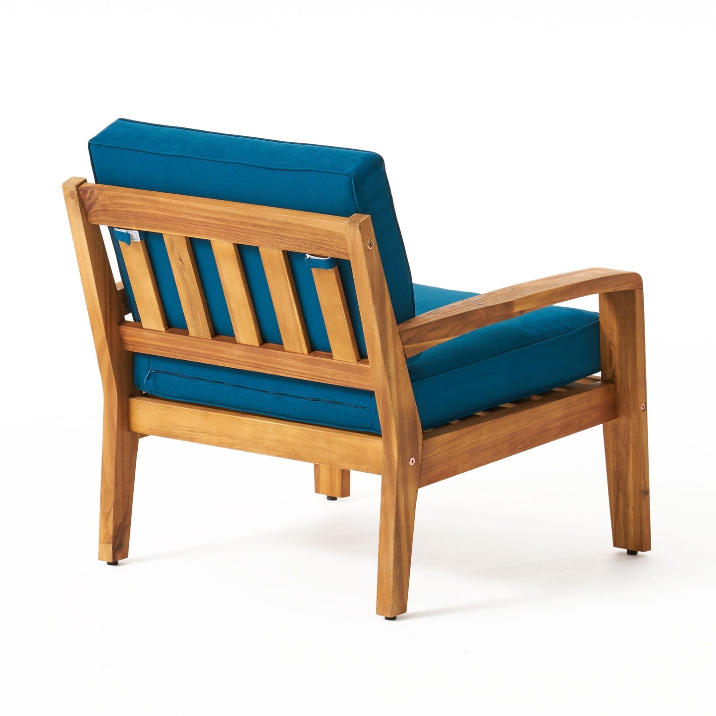 Fauteuil club d'extérieur en bois Grenada (lot de 2) par Christopher Knight Home
