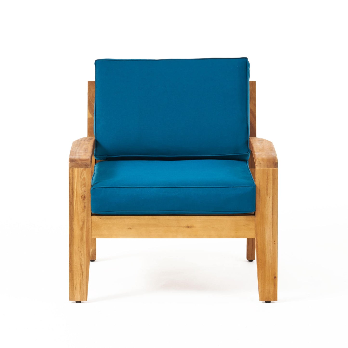 Fauteuil club d'extérieur en bois Grenada (lot de 2) par Christopher Knight Home