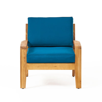 Fauteuil club d'extérieur en bois Grenada (lot de 2) par Christopher Knight Home