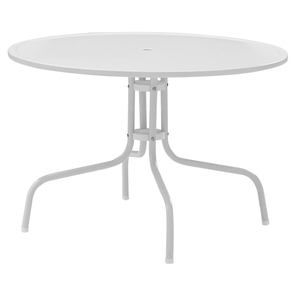 Ensemble de salle à manger d'extérieur 5 pièces en métal blanc Crosley Griffith - N/A