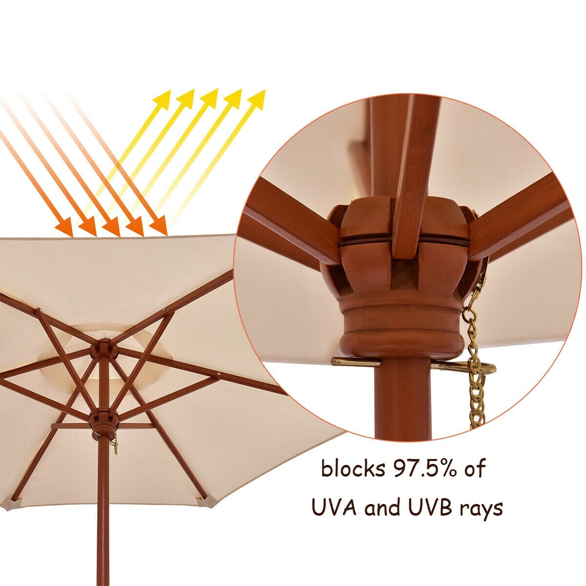 Banc de pique-nique d'extérieur pliable Gymax pour enfants, 4 places