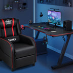 Fauteuil de massage inclinable Gymax en cuir synthétique