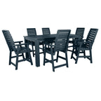 Ensemble de salle à manger d'extérieur 7 pièces HIGHWOOD - Table 42 x 84