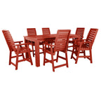 Ensemble de salle à manger d'extérieur 7 pièces HIGHWOOD - Table 42 x 84