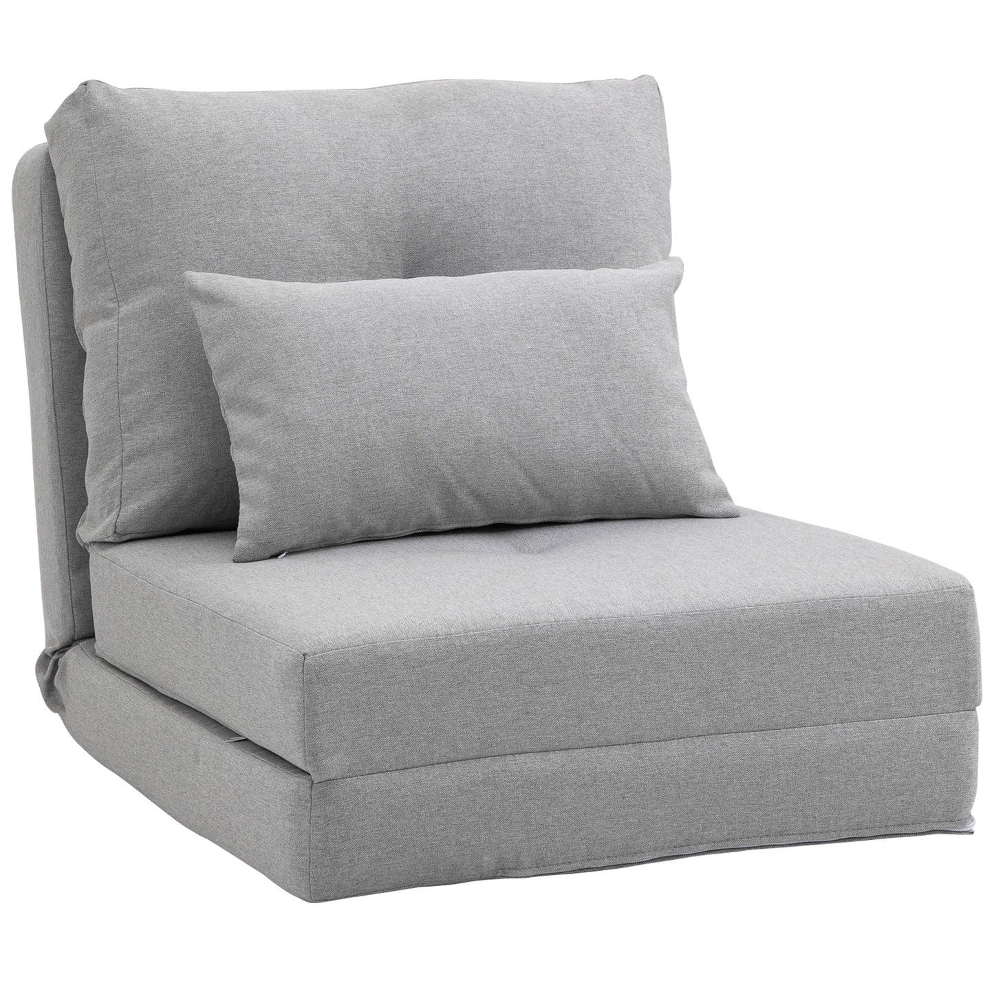 Fauteuil convertible et pliable rembourré HOMCOM, canapé-lit de sol