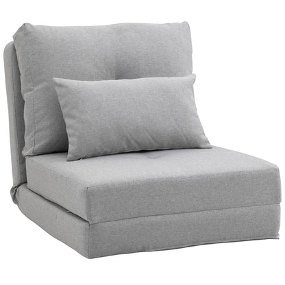 Fauteuil convertible et pliable rembourré HOMCOM, canapé-lit de sol