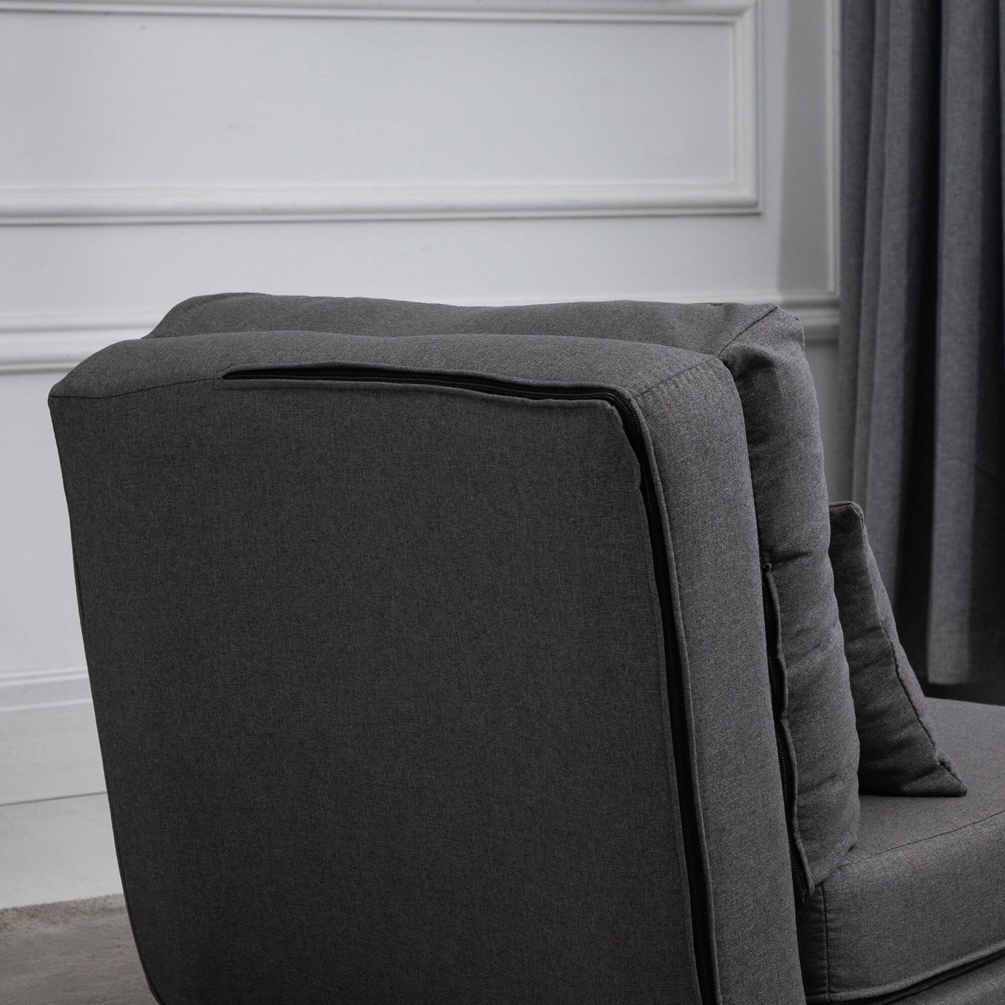 Fauteuil convertible et pliable rembourré HOMCOM, canapé-lit de sol