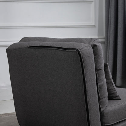 Fauteuil convertible et pliable rembourré HOMCOM, canapé-lit de sol
